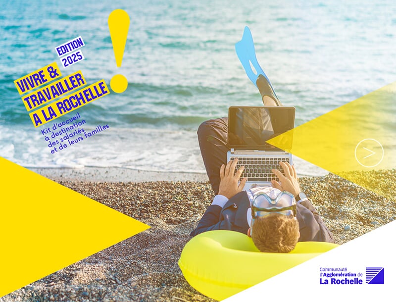 Brochure "Vivre et travailler à La Rochelle" - kit d'accueil à destination des salariés et de leur famille