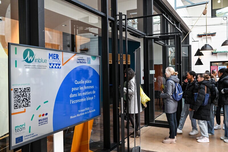 Photo de la journée du 14 mars 2025 dans le cadre du programme européen Winblue