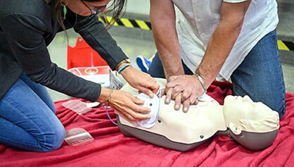 Séance de formation aux gestes qui sauvent - octobre 2024