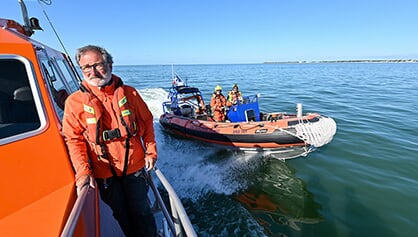 Philippe Machefaux président de la SNSM (photo 2021)