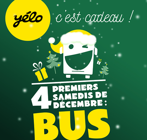 Bus gratuits les 4 premiers samedis de décembre !