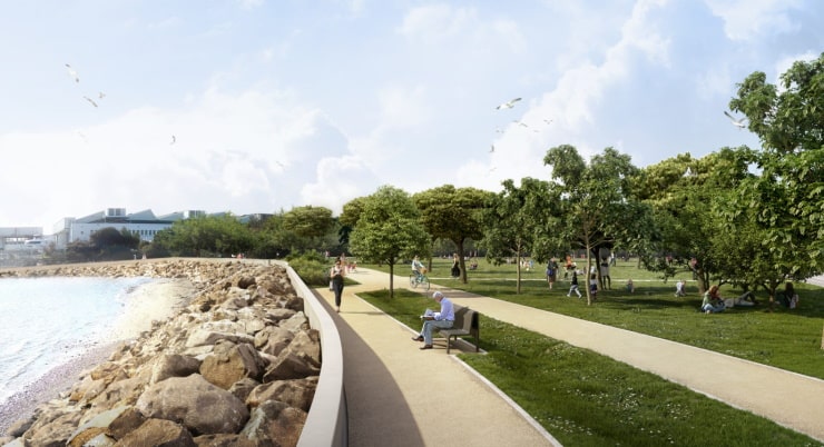 Illustration du projet d'aménagement : Programme d’Actions de Prévention des Inondations de Port-Neuf à La Rochelle