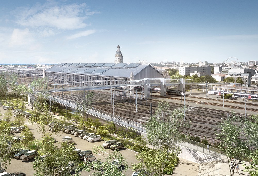 Illustration du projet d'aménagement : Pôle d’Échanges Multimodal de la Gare de La Rochelle
