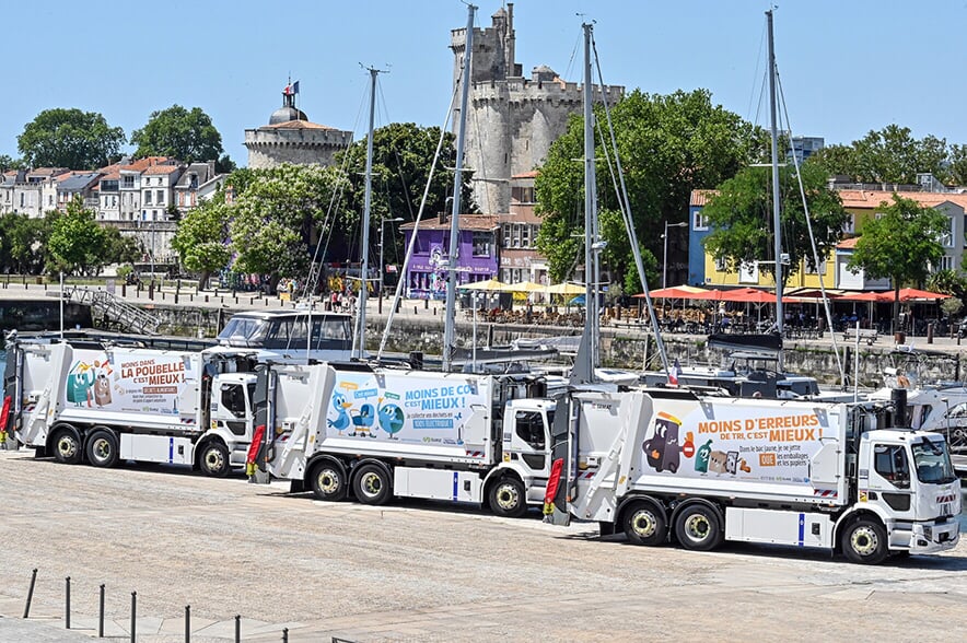 Présentation des nouvelles bennes électriques pour la collecte des déchets juin 2025