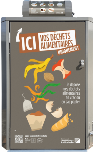 Image d'un Point d'Apport Volontaire pour les déchets alimentaires