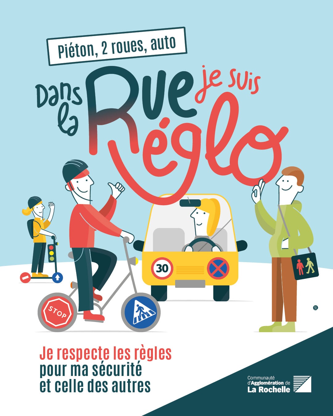 Dans la rue, je suis réglo !