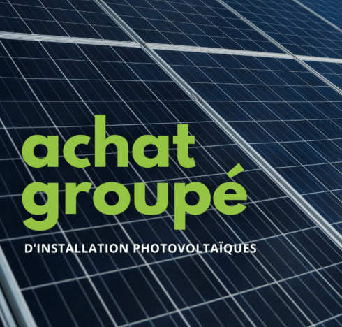 Participez à un achat groupé d'installations photovoltaïques !