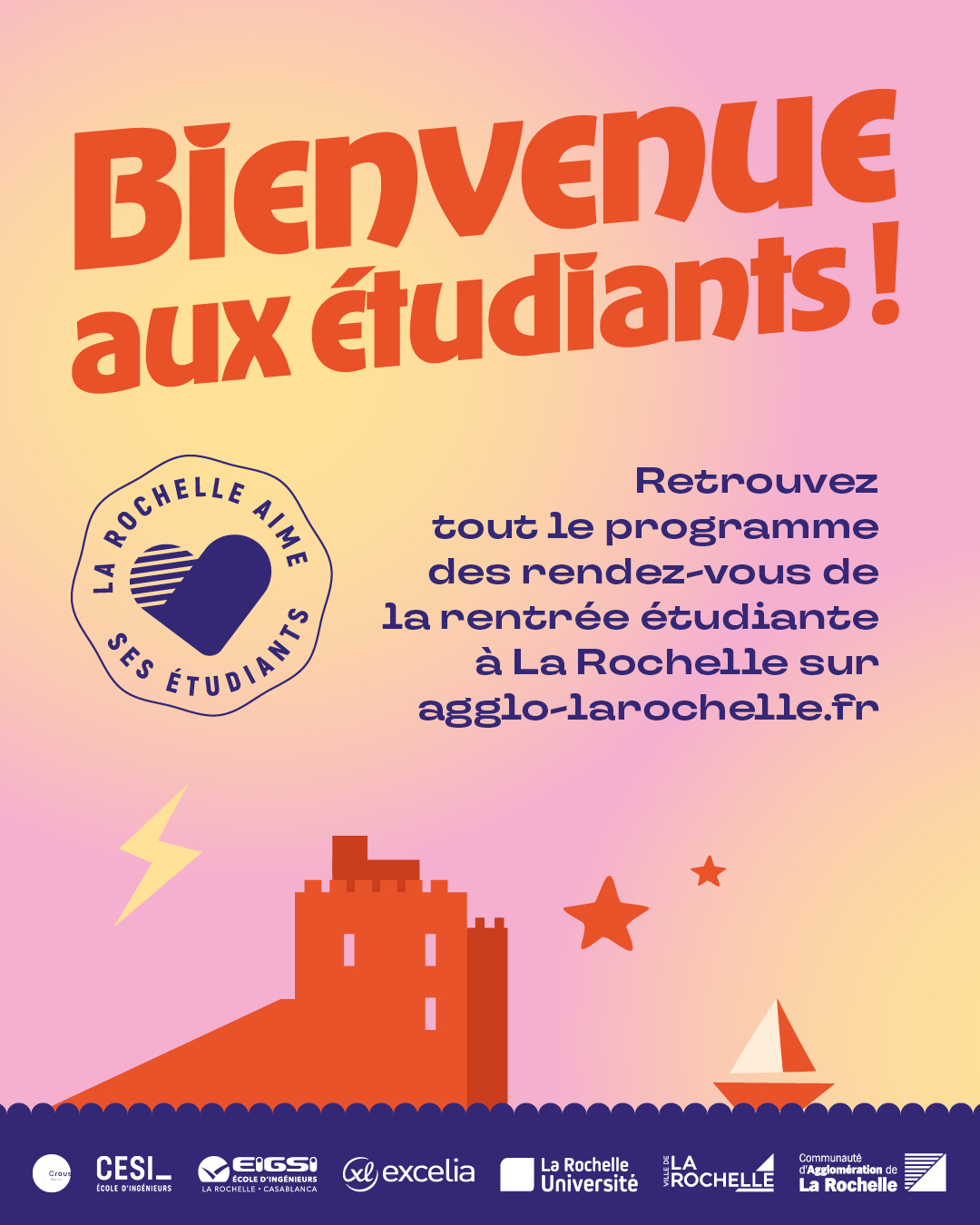 Lien vers les rendez-vous 2025 de la rentrée étudiante