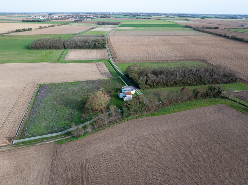 Vu drone du captage Les Mortiers à Clavette