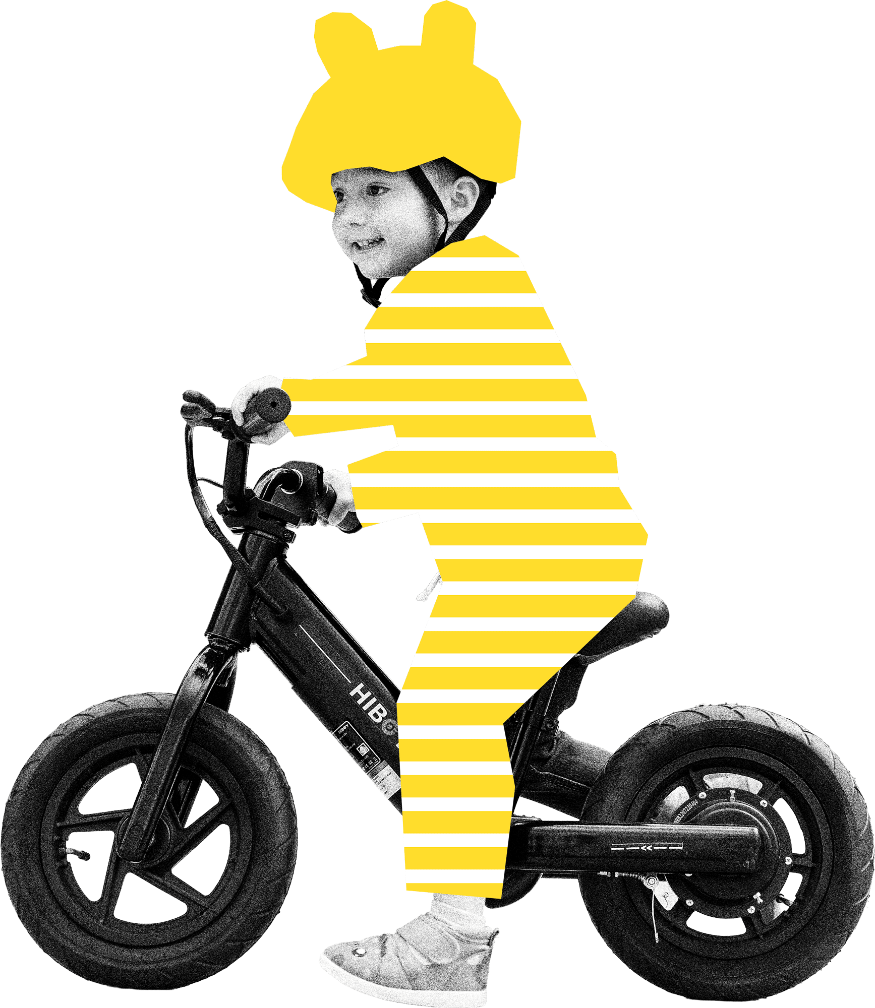 enfant en jaune