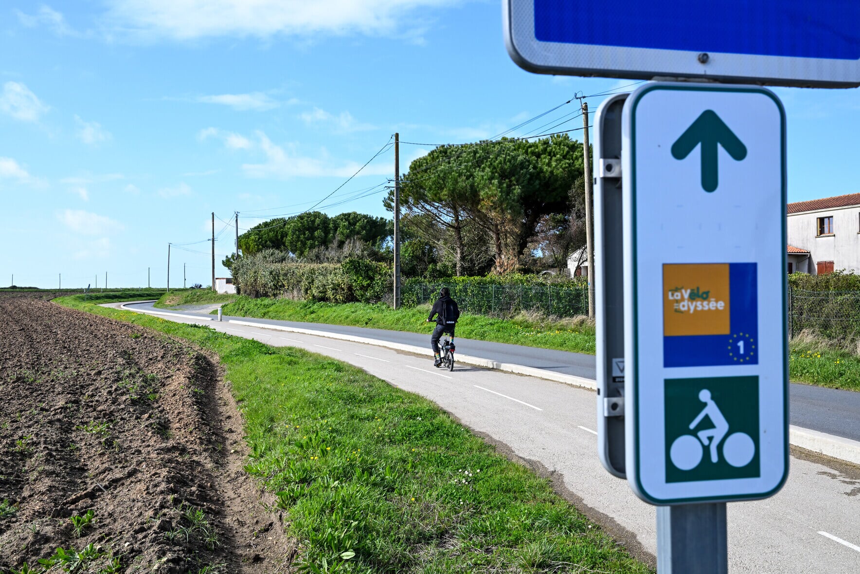 Piste cyclable à Aytré