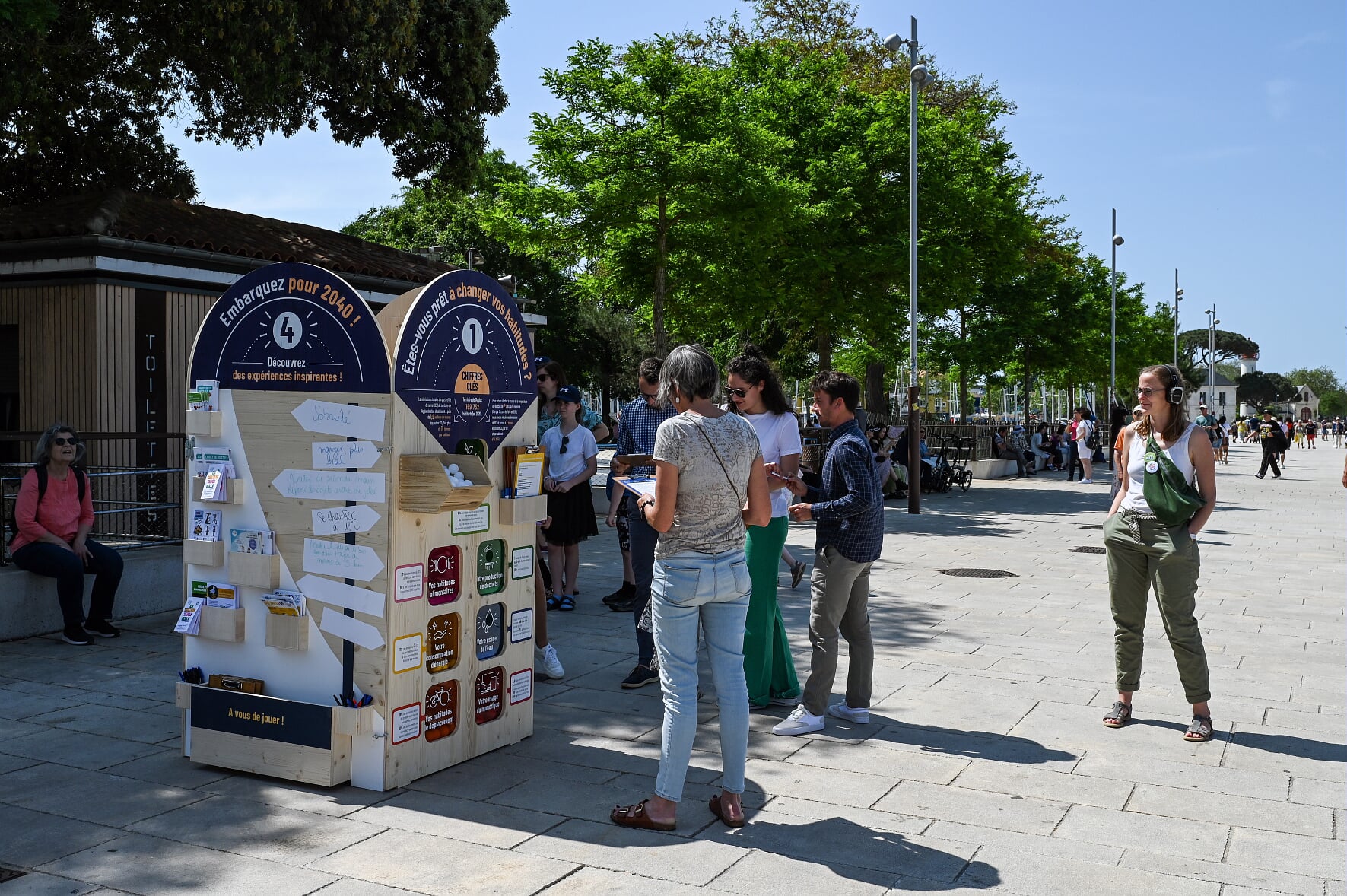 Kiosque "Embarquez pour 2040"