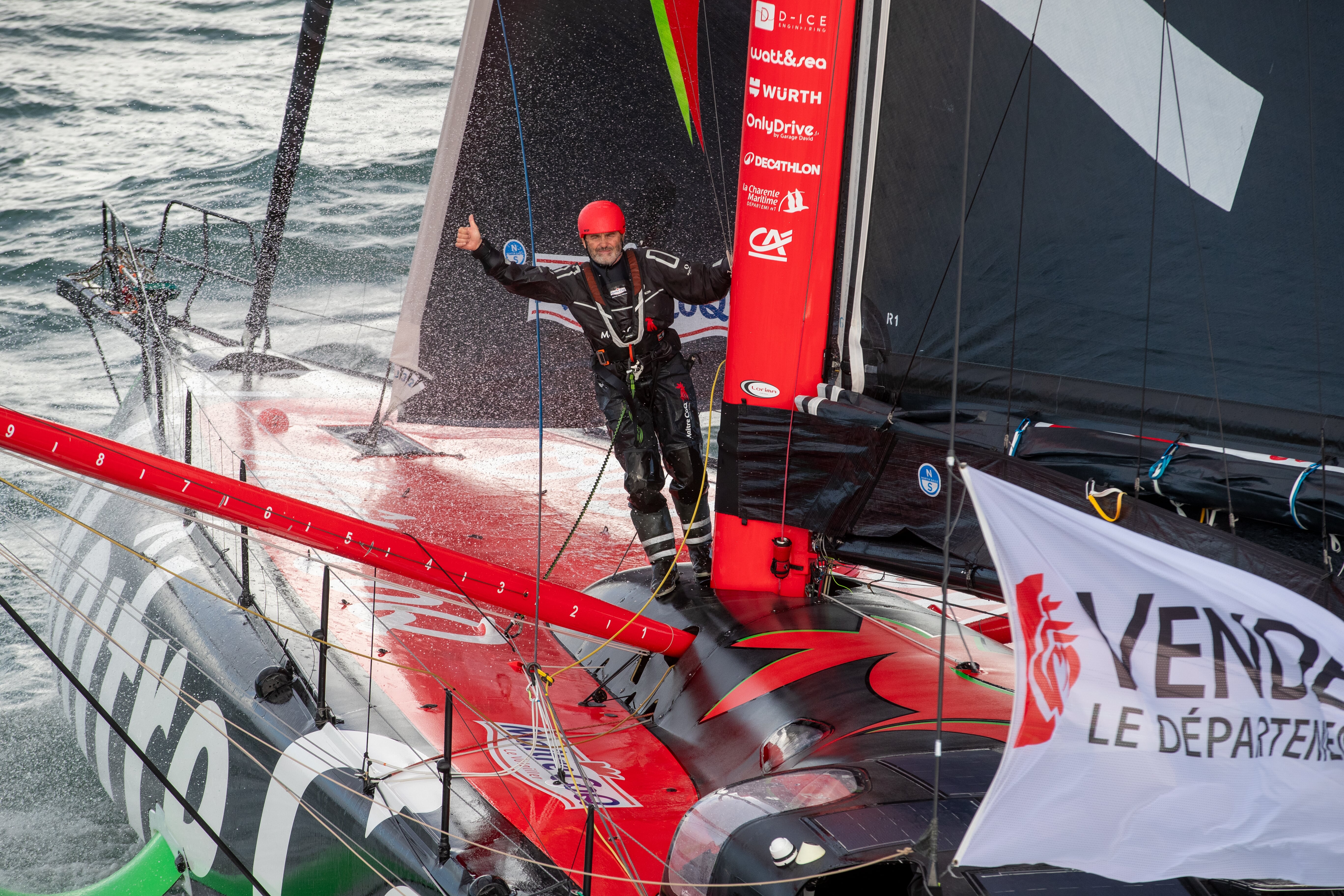 Photo de Yannick Bestaven, vainqueur du Vendée Globe 2020-2021
