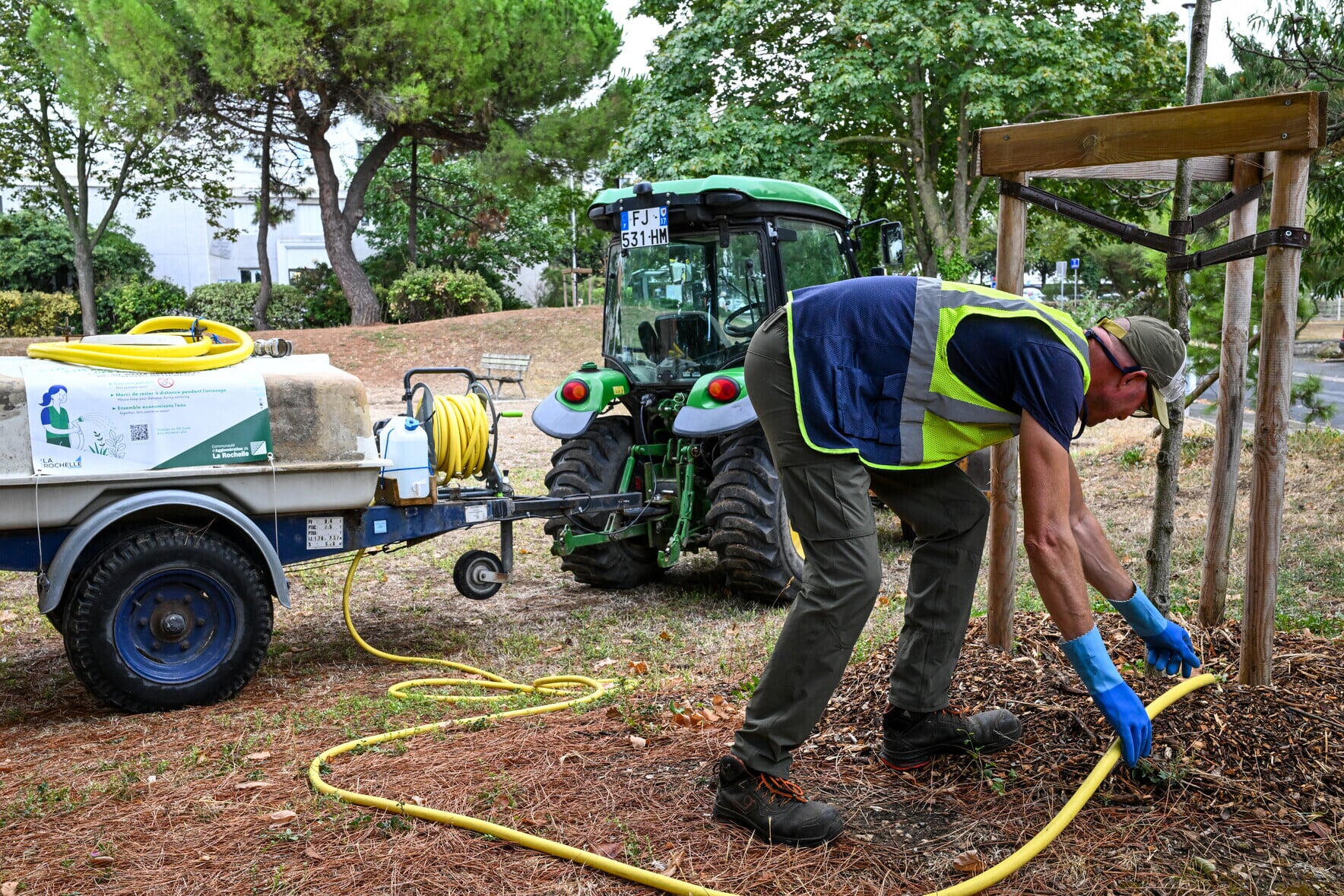 Réutilisation des eaux usées pour l'arrosage des espaces verts