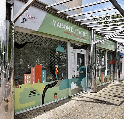 PRU : ouverture de la Maison du Projet à Villeneuve-les-Salines
