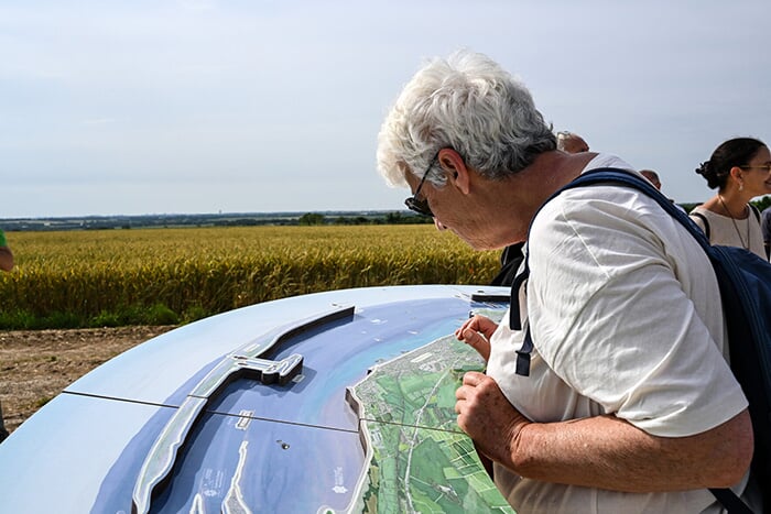 La table d'orientation de Croix-Chapeau inaugurée en juin 2024