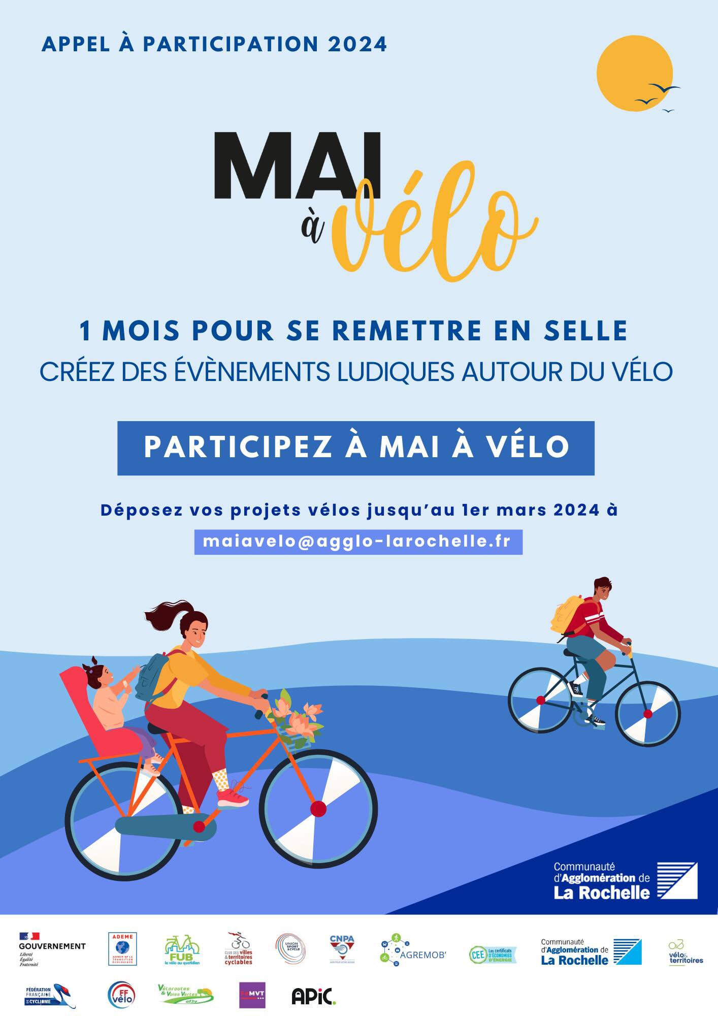 Mai à vélo 2024 : appel à participation