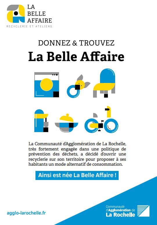 Brochure La Belle Affaire, donnez et trouvez