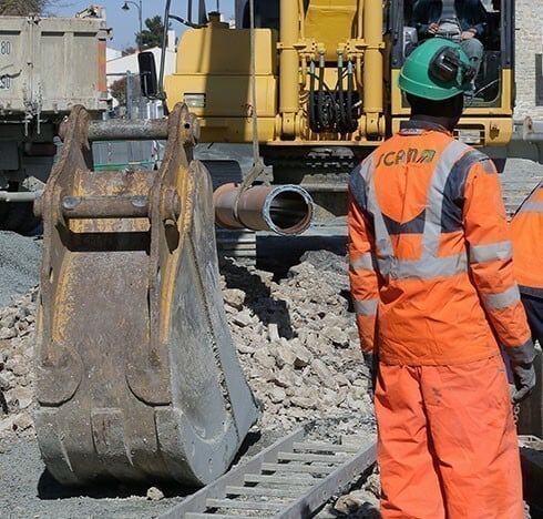 Travaux de voirie au parc d’activités de Croix-Fort