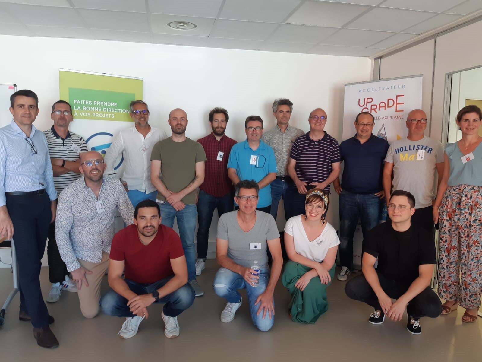 Photo de groupe des start-up du programme Pré Accélération
