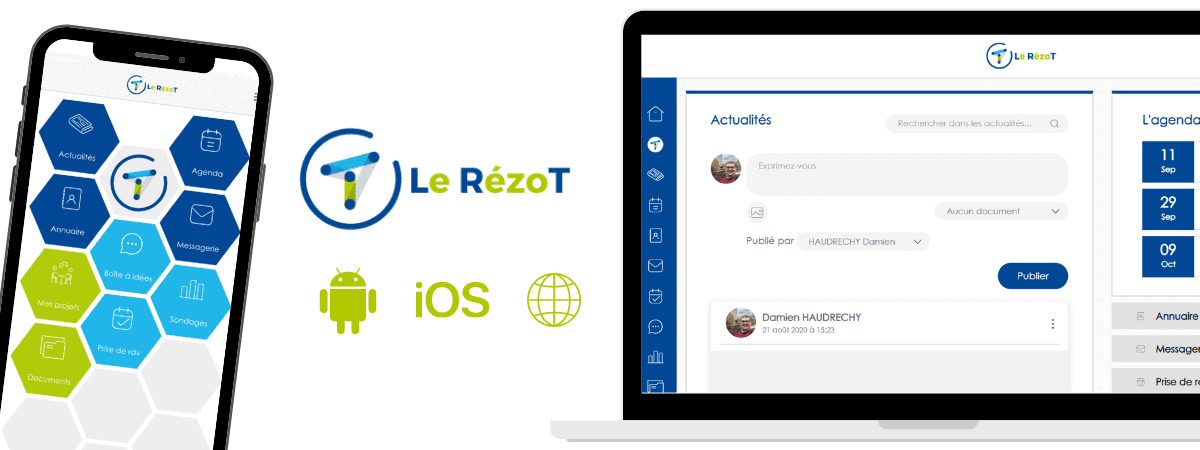 Capture d'écran du réseau social d'entreprises dédié aux projets innovants Capture d'écran du réseau social d'entreprises dédié aux projets innovants