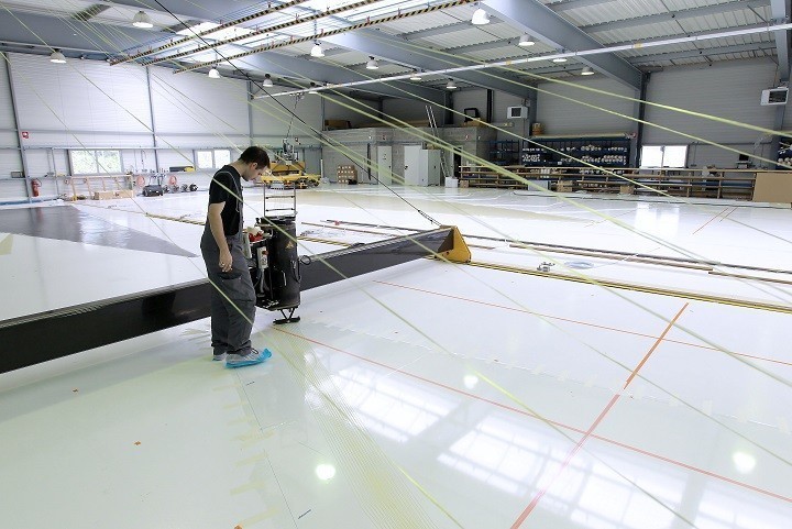 Construction d'une voile via une technologie développée par Incidences Technologies