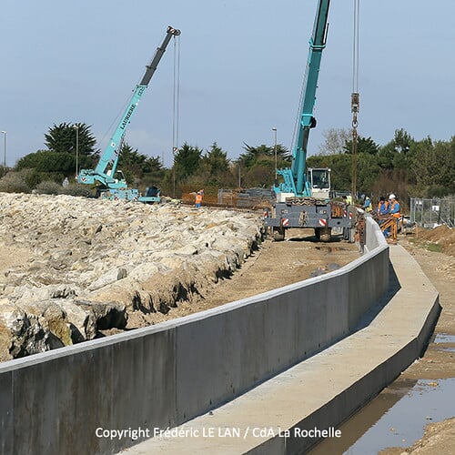 Début des travaux du Papi (Digues) à Aytré