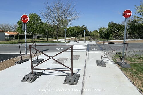 Nouvelle piste cyclable Périgny - La Rochelle