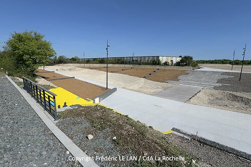 La coulée verte, nouvelle piste cyclable à Périgny