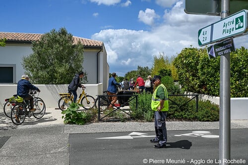 Inauguration de la piste cyclable de Clavette à La Jarrie et de la Voie Verte à Angoulins